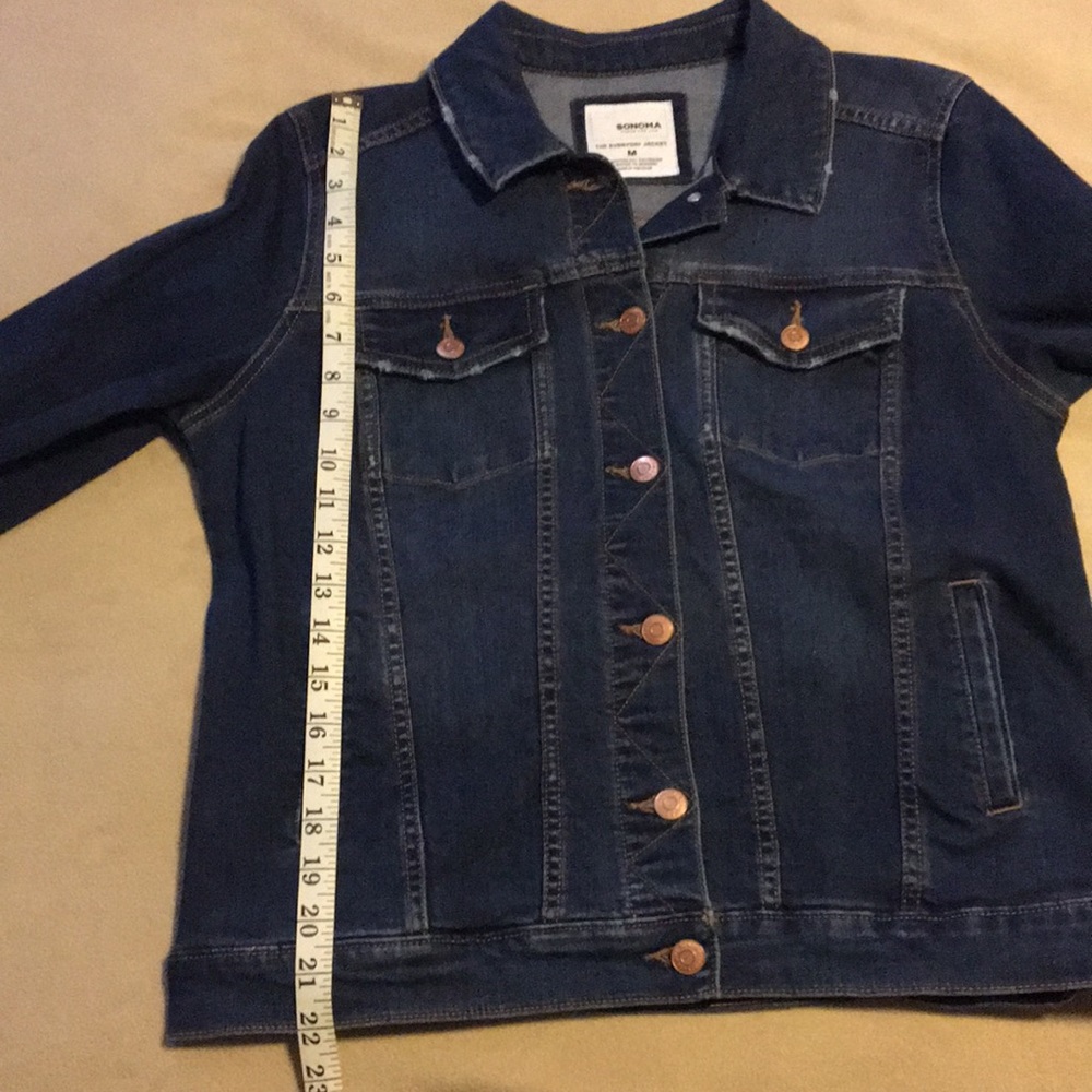 Sonoma Distressed Jean Jacket M - Picture 10 of 13